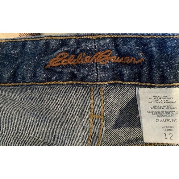 Eddie Bauer jeans Womens Eddie Bauer Straight Leg Classic Jeans Size 12 - Picture 4 of 5
